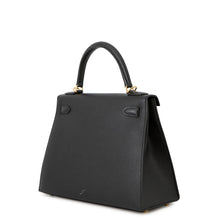 Load image into Gallery viewer, HERMES Kelly Sellier Black Epsom Size 28