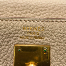 将图像加载到图库查看器中,HERMES Kelly Retourne Parchement Togo Leather Size 35
