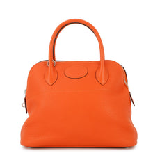 将图像加载到图库查看器中,HERMES Bolide Orange Poppy Taurillon Clemence Size 31