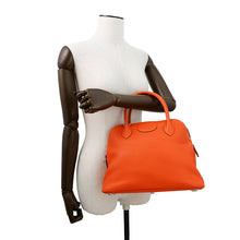 将图像加载到图库查看器中,HERMES Bolide Orange Poppy Taurillon Clemence Size 31