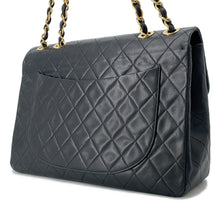 Load image into Gallery viewer, CHANEL Matelasse Single Flap ChainShoulder BlackA04412 Lambskin Size 33