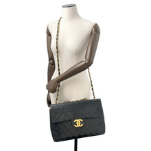 Load image into Gallery viewer, CHANEL Matelasse Single Flap ChainShoulder BlackA04412 Lambskin Size 33