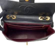 Load image into Gallery viewer, CHANEL Matelasse Single Flap ChainShoulder BlackA04412 Lambskin Size 33