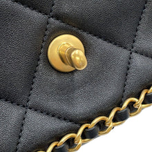 将图像加载到图库查看器中,CHANEL Matelasse Flap Shoulder BlackAS5089 Lambskin