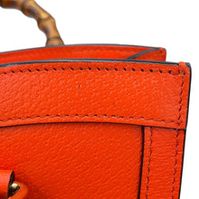 将图像加载到图库查看器中,GUCCI Diana 2WAYBag Orange/Beige702721 Leather Size Small