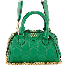将图像加载到图库查看器中,GUCCI GGMatelasse 2WAYBag Green702251 Leather