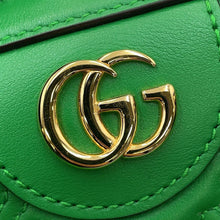 将图像加载到图库查看器中,GUCCI GGMatelasse 2WAYBag Green702251 Leather