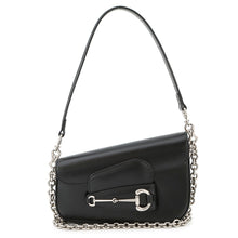 将图像加载到图库查看器中,GUCCI GUCCI Horsebit1955 2WAYBag Black774209 Leather Size Mini