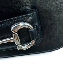 将图像加载到图库查看器中,GUCCI GUCCI Horsebit1955 2WAYBag Black774209 Leather Size Mini