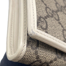 Load image into Gallery viewer, GUCCI Horsebit 1955 Chain Wallet Beige/White621888 PVC/Leather