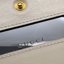 将图像加载到图库查看器中,GUCCI Horsebit 1955 Chain Wallet Beige/White621888 PVC/Leather