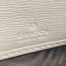 将图像加载到图库查看器中,GUCCI Horsebit 1955 Chain Wallet Beige/White621888 PVC/Leather