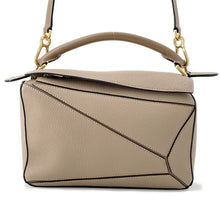 将图像加载到图库查看器中,LOEWE Puzzle bag Greige/BrownA510S21X67 Leather Size Small