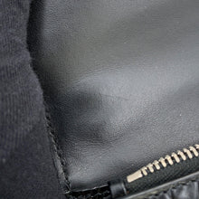 将图像加载到图库查看器中,SAINT LAURENT PARIS Sunset Chain wallet Black452157 Croco embossed leather