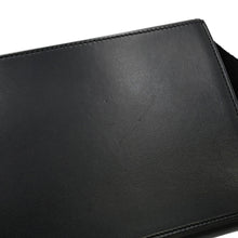 将图像加载到图库查看器中,CELINE Trapeze Black Crocodile Embossed Leather Leather Suede