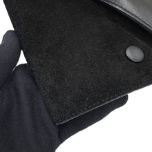 Load image into Gallery viewer, CELINE Trapeze Black Crocodile Embossed Leather Leather Suede