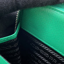 将图像加载到图库查看器中,PRADA Triangle Smartphone Shoulder Green2ZH126 Saffiano Leather