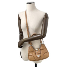 将图像加载到图库查看器中,PRADA Re-Edition 2002 Moon 2wayShoulder Brown1BA381 Padded Nappa Leather