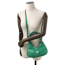将图像加载到图库查看器中,PRADA Re-Edition 2002 Moon 2wayShoulder Green1BA381 Padded Nappa Leather