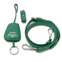 将图像加载到图库查看器中,PRADA Re-Edition 2002 Moon 2wayShoulder Green1BA381 Padded Nappa Leather