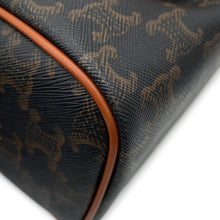 将图像加载到图库查看器中,CELINE Triomphe 2way Small Boston Bag Tan197582 PVC Leather