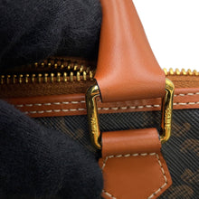 将图像加载到图库查看器中,CELINE Triomphe 2way Small Boston Bag Tan197582 PVC Leather