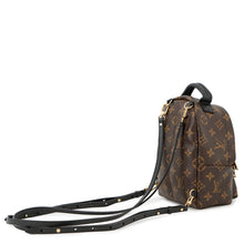 将图像加载到图库查看器中,LOUIS VUITTON Palm Springs Backpack NoirM41562 Monogram Size MINI