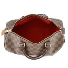 将图像加载到图库查看器中,LOUIS VUITTON Speedy RedN41531 Damier Ebene Canvas Size 30