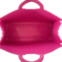 将图像加载到图库查看器中,Valentino Garavani Le Troisièmes Rubber Shopping Bag Pink2W0B0M00BUT Rubber