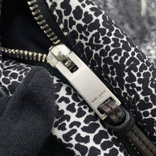 Load image into Gallery viewer, SAINT LAURENT PARIS Classic Hunter Backpack Black/White326865 Canvas Leather