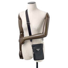 Load image into Gallery viewer, PRADA Smartphone case Black2ZH155 Calf Leather Nylon