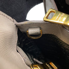 将图像加载到图库查看器中,PRADA 2way Handbag GreigeBN2567 Saffiano LeatherLeather