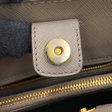 将图像加载到图库查看器中,PRADA 2way Handbag GreigeBN2567 Saffiano LeatherLeather