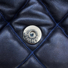 将图像加载到图库查看器中,CHANEL Bubble Quilt ChainShoulder Bag Navy Lambskin