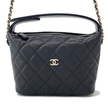将图像加载到图库查看器中,CHANEL Matelasse Chain Hobo Bag BlackAP4386 Caviar Leather