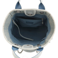 将图像加载到图库查看器中,CHANEL Deauville Light BlueAS3257 Denim Size Small
