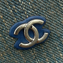 将图像加载到图库查看器中,CHANEL Deauville Light BlueAS3257 Denim Size Small