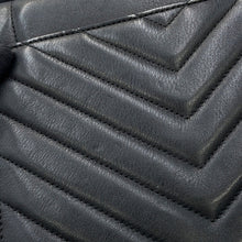将图像加载到图库查看器中,CHANEL Chevron ChainShoulder Bag BlackAS0025 Lambskin