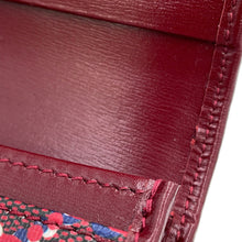 Load image into Gallery viewer, GUCCI GG Shadow Card Case Red795044 PVCCanvas/Leather