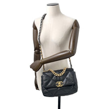 Load image into Gallery viewer, CHANEL CHANEL19 ChainShoulder Bag BlackAS1160 Lambskin