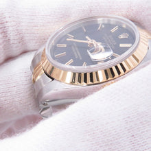 Load image into Gallery viewer, ROLEX Datejust W26mm Stainless Steel K18YG Black Dial69173