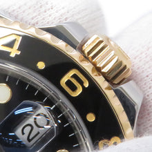将图像加载到图库查看器中,ROLEX GMT MasterII W40mm Stainless Steel K18YG Black Dial116713LN