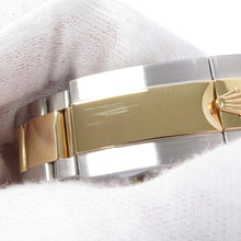 将图像加载到图库查看器中,ROLEX GMT MasterII W40mm Stainless Steel K18YG Black Dial116713LN