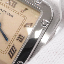 将图像加载到图库查看器中,CARTIER Santos Garbe LM H41mm×W29mm Stainless Steel Ivory DialW20025D6