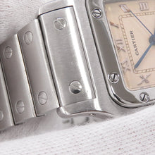 将图像加载到图库查看器中,CARTIER Santos Garbe LM H41mm×W29mm Stainless Steel Ivory DialW20025D6