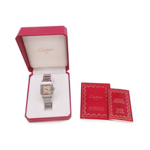将图像加载到图库查看器中,CARTIER Santos Garbe LM H41mm×W29mm Stainless Steel Ivory DialW20025D6