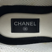 Load image into Gallery viewer, CHANEL CC Logo Sneakers Black/WhiteG38299 Leather Mesh Suede Size 37