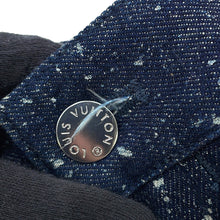 Load image into Gallery viewer, LOUIS VUITTON Galaxy Denim Pants Size 28 Navy Cotton100% Leather