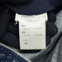 Load image into Gallery viewer, LOUIS VUITTON Galaxy Denim Pants Size 28 Navy Cotton100% Leather