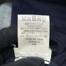 Load image into Gallery viewer, LOUIS VUITTON Galaxy Denim Pants Size 28 Navy Cotton100% Leather
